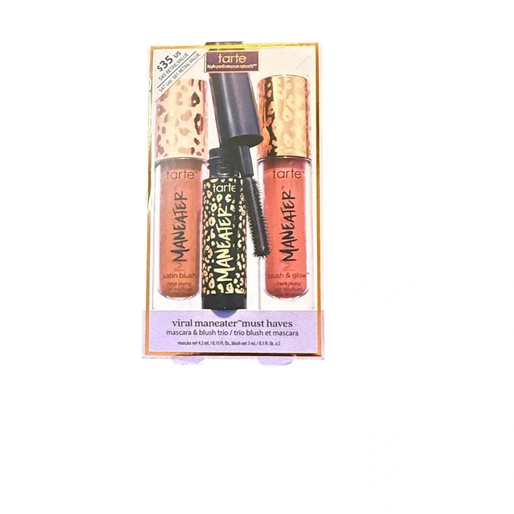 Tarte Viral Maneater Must Haves Mascara and Blush Trio